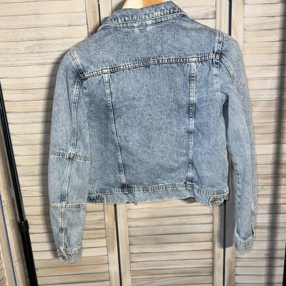 Free People Light Wash Jean Jacket - Picture 2 of 4